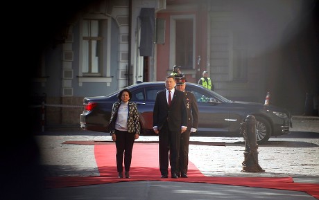 Georgian President Zourabichvili in Riga, Latvia - 15 May 2019