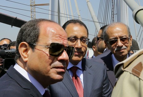 Egypt's President al-Sisi attends opening of Rawd Al-Faraj Axis Bridge, Cairo - 15 May 2019