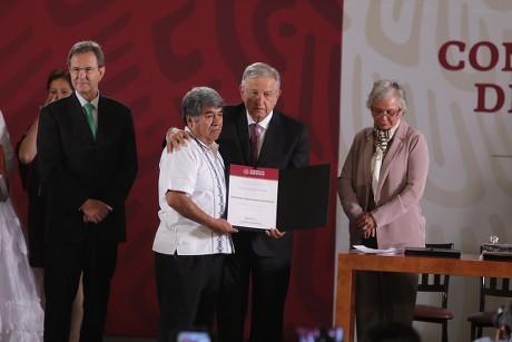 Mexican President Andres Manuel Lopez Obrador repeals Pena Nieto's education reform, Mexico City - 15 May 2019