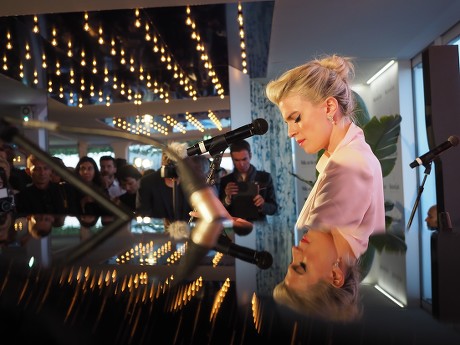 Cecile Cassel performing at the Mouton Cadet Party, 72nd Cannes Film Festival, France - 15 May 2019
