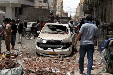 Saudi-led coalition intensifies airstrikes on Sana'a, Sana'a, Yemen - 16 May 2019