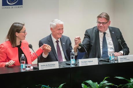 Ministers for foreing affairs of the Council of Europe annual meeting in Helsinki Finland - 17 May 2019