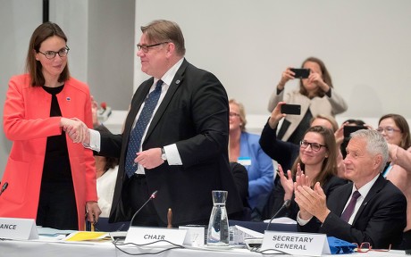 Ministers for foreing affairs of the Council of Europe annual meeting in Helsinki Finland - 17 May 2019