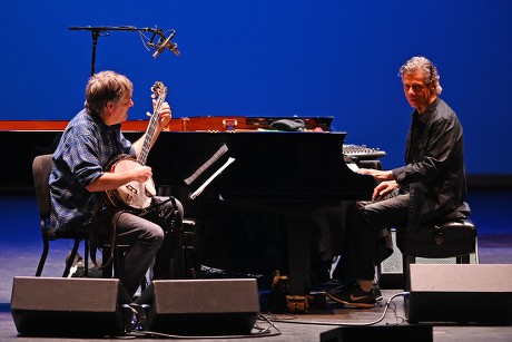 Bela Fleck and Chick Corea in concert at The Kravis Center for the Performing Arts,  West Palm Beach, Florida, USA - 17 May 2019