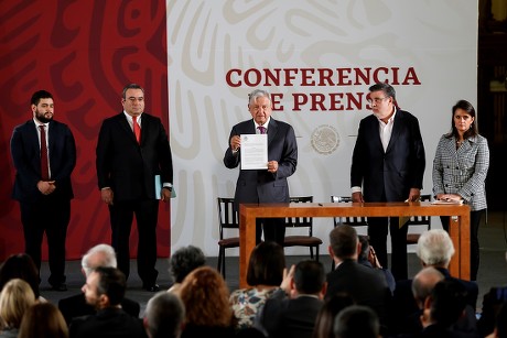 Mexican President Andres Manuel Lopez Obrador eliminates taxes exemption for big companies, Mexico City - 20 May 2019