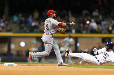 Cincinnati Reds Left Fielder Derek Dietrich Editorial Stock Photo