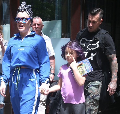 Pink and Carey Hart out and about, New York, USA - 21 May 2019