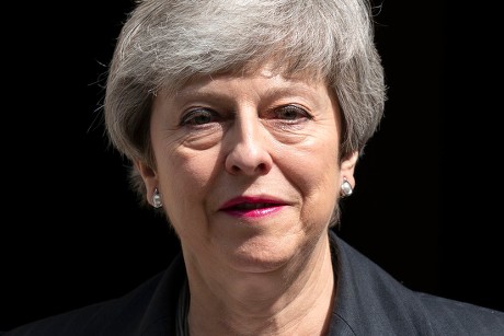 British Prime Minister Theresa May Leaves Editorial Stock Photo Stock Image Shutterstock