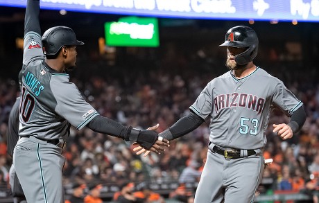 Arizona Diamondbacks First Baseman Christian Walker Editorial Stock ...