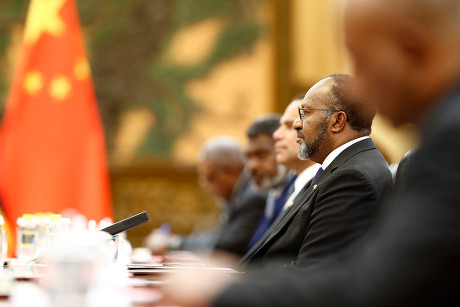 Vanuatu Prime Minister Charlot Salwai visits Beijing, China - 28 May 2019