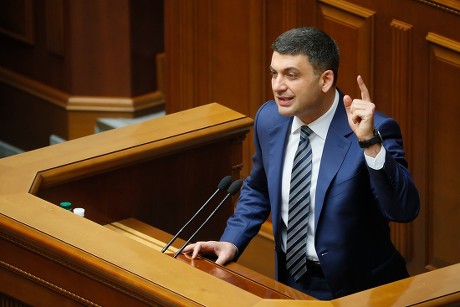 Ukrainian parliament rejects Prime Minister Groysman's resignation, Kiev, Ukraine - 30 May 2019