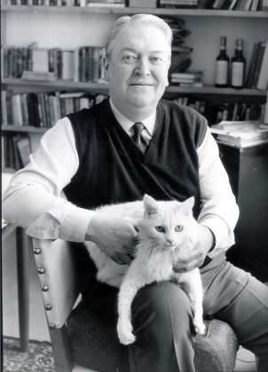 Kingsley Amis (died October 1995) Kingsley Amis Pictures In His London Home. He Is 65 Years Old On April 16th. He Is Pictured With His Cat Sarah. Kingsley Amis Celebrates His 65th Birthday Today With The Publication Of Two Books. Collected Short Stor