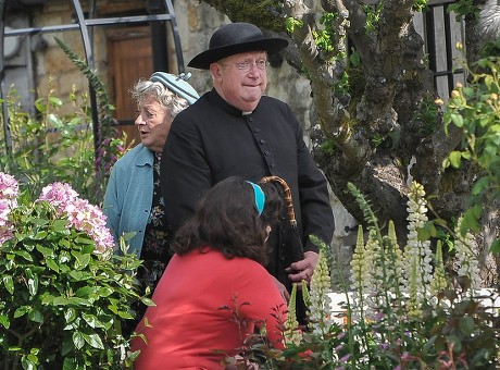'Father Brown' TV series filming in Stanton, Gloucestershire, UK - 30 May 2019