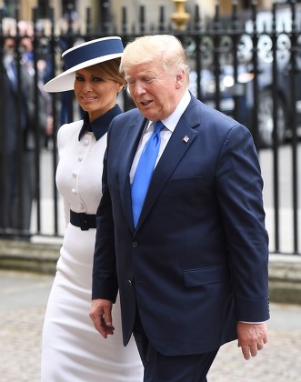 Us President Donald Trump His Wife Editorial Stock Photo - Stock Image ...