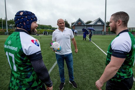 'We Need Rain To Form The Rainbow'. Irish rugby captain, Rory Best, takes the Emerald Warriors through their final training session ahead of Europe's biggest LGBT+ inclusive rugby tournament which takes place in Dublin this weekend. This year, for the first time a women's tournament has been added to the line up, teams will play for 'Ann Louise Gilligan Cup'. The team is calling on Irish people, not just rugby fans or LGBT+, to be allies for the inclusive event. . The Union Cup takes places over two days and will feature 45 teams from 15 countries. Tickets are available from available from www.unioncupdublin.ie and are priced at ?10 for adult tickets and any profits go to Belong To LGBT youth services. Pictured today is Rory Best, Mark Mulligan and Simon Murphy