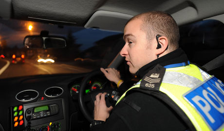 Supercop Sergeant Ali Livingstone, Britain's most effective police officer on Night Patrol Ipswich, Britain - 21 Oct 2009