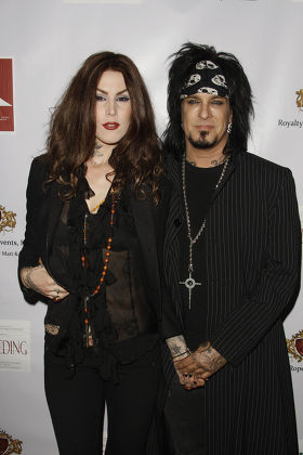 Kat Von D Boyfriend Nikki Sixx Editorial Stock Photo - Stock Image