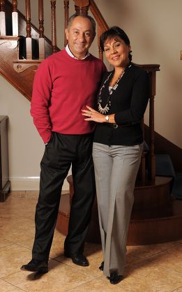 Osvaldo Ardiles and wife Sylvia at home in Hertfordshire, Britain - 19 Oct 2009