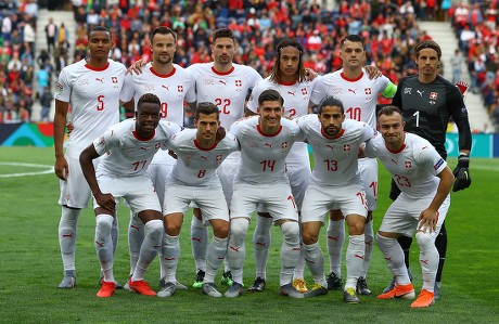 Switzerland Starting Xi Team Photo Editorial Stock Photo - Stock Image ...