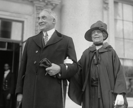 President Warren Harding First Lady Florence Editorial Stock Photo ...