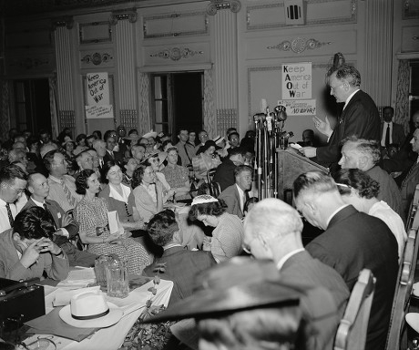 Senator Burton Wheeler Speaks Peace Rally Editorial Stock Photo - Stock ...