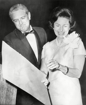 Left Texas Governor John Connally Presents Editorial Stock Photo ...