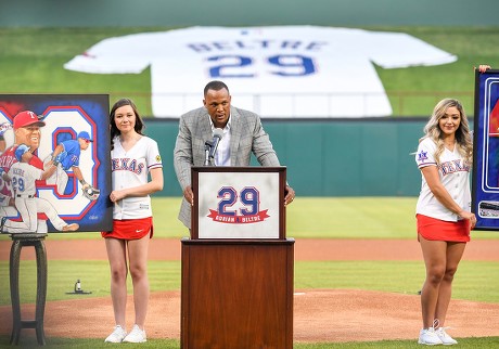 Texas Rangers third baseman Adrian Beltre and his wife, Sandra