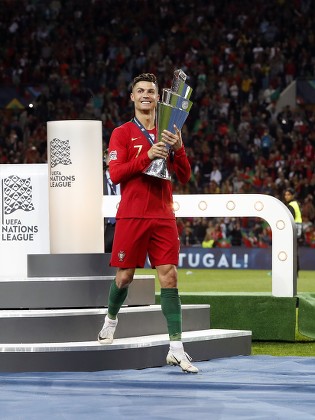 Cristiano Ronaldo Portugal Nations League Trophy Editorial Stock Photo ...