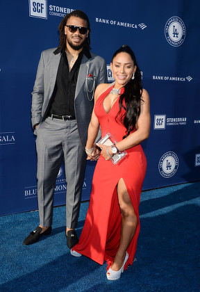 Kenley Jansen Wife Gianni Jansen Editorial Stock Photo - Stock Image