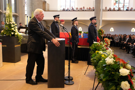 Memorial Service for murdered politician Walter Luebcke, Kassel, Germany - 13 Jun 2019