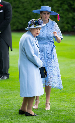 Queen Elizabeth Ii Princess Beatrice Editorial Stock Photo Stock