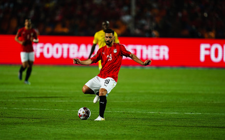 Abdallah Mahmoud Said Mohamed Bekhit of Egypt G0 during the African Cup of Nations match between Egypt and Zimbabwe at the Cairo International Stadium in Cairo, Egypt