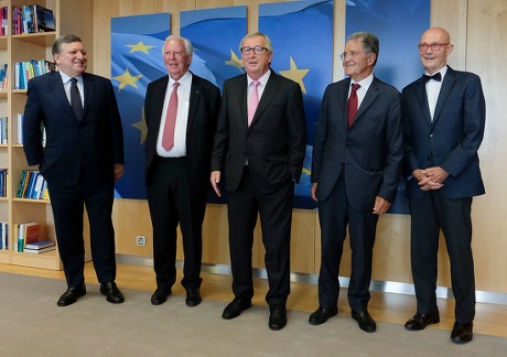 Foremer presidebnt in visit at EU commission, Brussels, Belgium - 24 Jun 2019