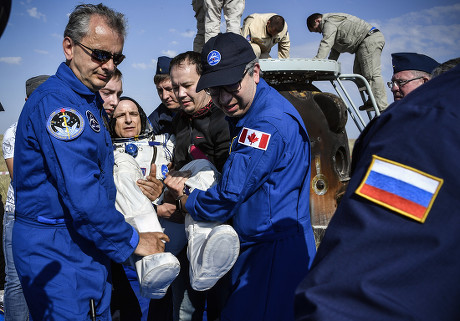 Soyuz MS-11 landing, Dzhezkazgan, Kazakhstan - 25 Jun 2019