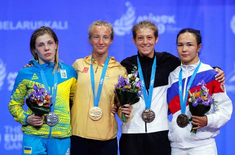 Lr Silver Medalist Yuliia Khavaldzhy Ukraine Editorial Stock Photo ...