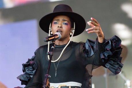 Lauryn Hill Performing On Pyramid Stage Editorial Stock Photo - Stock 