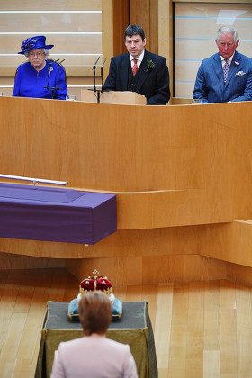 Queen Elizabeth II And The Duke Of Rothesay Attend Ceremony To Mark The Scottish Parliament, Edinburgh, United Kingdom - 29 Jun 2019