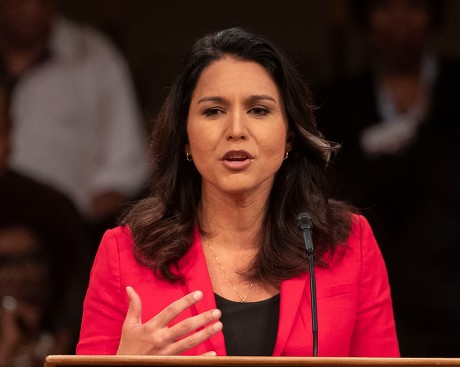 Democratic Candidate For Us President Representative Tulsi Gabbard 