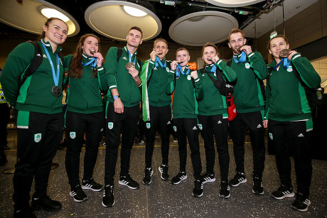 Team Ireland Homecoming From 2019 Minsk European Games, Dublin Airport  - 01 Jul 2019