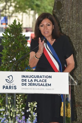 Inauguartion of 'La Place de Jerusalem', Paris, France - 30 Jun 2019