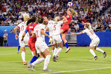 England v USA, FIFA Women's World Cup 2019, Semi Final, Football, Stade de Lyon, Lyon, France - 02 Jul 2019