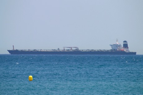 Gibraltar detains an Iranian ship believed to be carrying oil to Syria, La L?ea De La Concepci?(C?iz), Spain - 04 Jul 2019