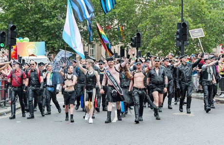 Revellers Wearing Leather Clothing Take Part Editorial Stock Photo ...