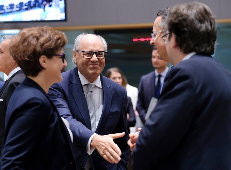 EU Ecofin  Finance ministers meeting, Brussels, Belgium - 09 Jul 2019