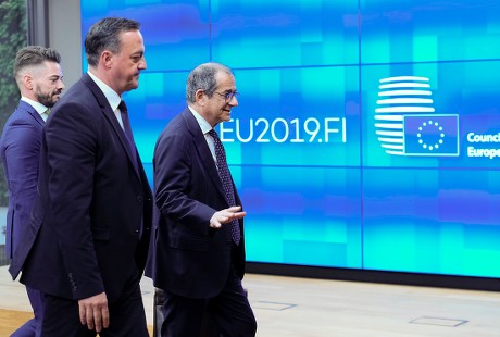 EU Ecofin Finance ministers meeting, Brussels, Belgium - 09 Jul 2019