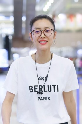 Liu Wen at Shanghai Airport, China - 09 Jul 2019