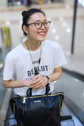 Liu Wen at Shanghai Airport, China - 09 Jul 2019