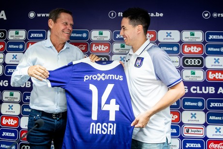Samir Nasri signs for Anderlecht, Brussels, Belgium - 09 Jul 2019