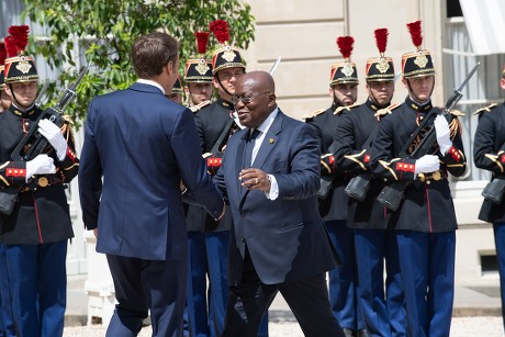 President Of Ghana Nana Addo Dankwa Akufo-Addo Visit To Elysee Palace ...