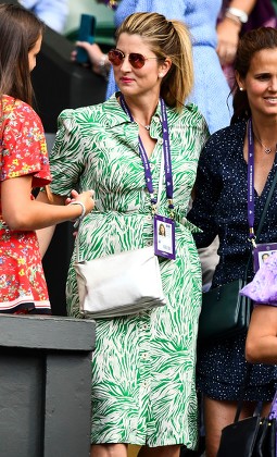 mirka federer dress wimbledon